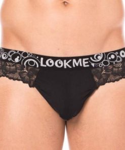 Lookme Lace Thong - Black S