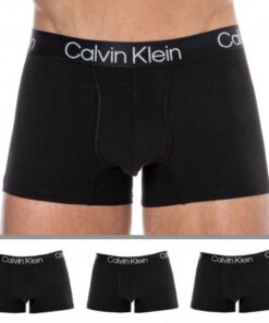 Calvin Klein 3-Pack Modern Structure Boxer Briefs - Black