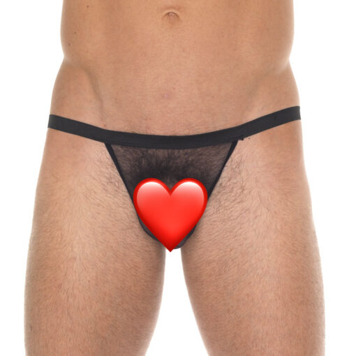 Mens See Through G String