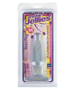 Alternative view of Crystal Jellies Medium Butt Plug Clear