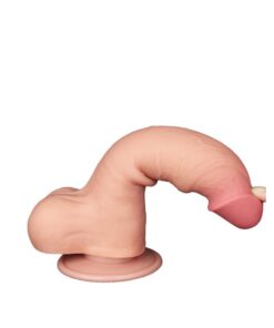Alternative view of Lovetoy Sliding Easy Bend Skin Dildo 8 Inch