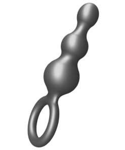 ToyJoy Buttocks The Stuffer 3 Balls Metallic Silicone Plug