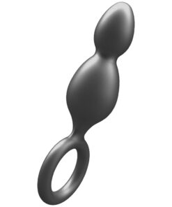 ToyJoy Buttocks The Plugger 2 Balls Metallic Silicone Plug