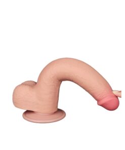 Alternative view of Lovetoy Sliding Easy Bend Skin Dildo 9 Inch