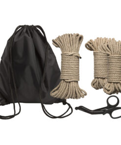 Kink Bind And Tie Initiation 5 Piece Hemp Rope Kit