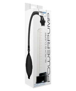 Alternative view of ToyJoy Rock Hard Black And Clear Penis Power Pump