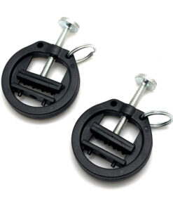 The Red Pair Of Nipple Clamps