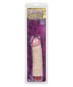 Alternative view of The Naturals Heavy Veined 8 Inch Vibrating Dong Thick