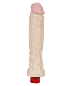 The Naturals Heavy Veined 8 Inch Vibrating Dong Thin