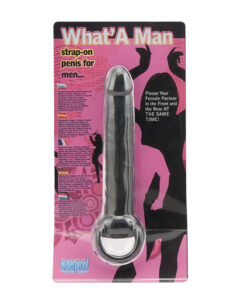 Alternative view of What A Man Black Strap On Double Penetrator