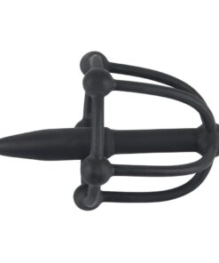 Silicone Penis Plug WIth Glans Cage