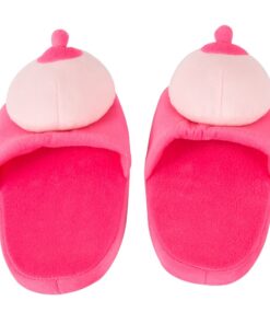 Alternative view of Pink Boob Slippers