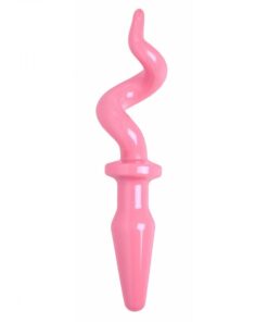 XR Pig Tail Pink Butt Plug