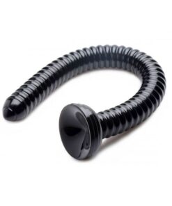 Alternative view of XR Hosed 19 Inch Ribbed Anal Snake Dildo