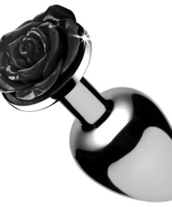 XR Booty Sparks Black Rose Anal Plug Small