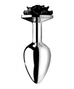Alternative view of XR Booty Sparks Black Rose Anal Plug Small