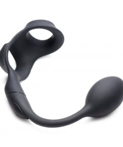 XR Alpha Pro 10X P Bomb Cock and Ball Ring With Anal Plug
