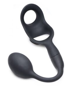 Alternative view of XR Alpha Pro 10X P Bomb Cock and Ball Ring With Anal Plug