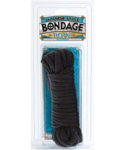 Alternative view of Japanese Style Bondage Rope In Black