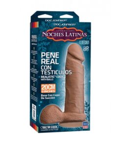 Alternative view of Noches Latinas Ur3 Pene Real 8 Inch Dildo