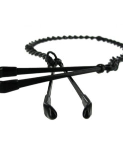 Alternative view of Master Series Reign Noir Black Nipple Tweezer Clamps