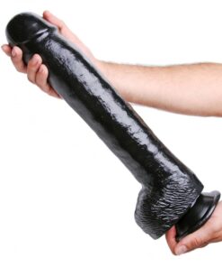 Alternative view of XR The Black Destroyer Huge Suction Cup Dildo