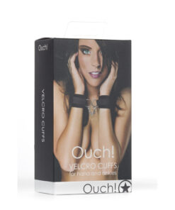Alternative view of Ouch Velcro Black Cuffs For Hands And Ankles