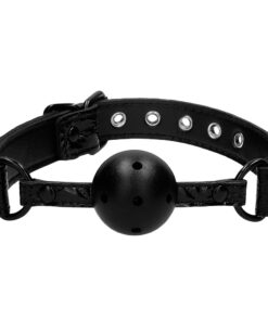 Ouch Breathable Luxury Black Ball Gag