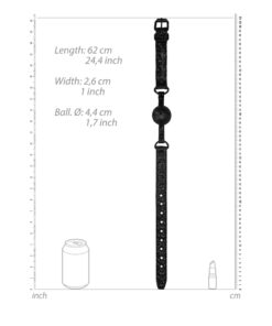 Alternative view of Ouch Breathable Luxury Black Ball Gag