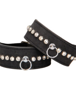 Ouch Diamond Studded Ankle Cuffs