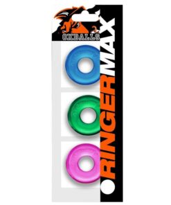 Oxballs Ringer Max Cockring 3 Pack Coloured