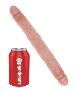 Alternative view of King Cock 12 Inch Slim Double Dildo Flesh