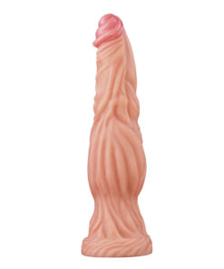 Lovetoy 9.5 Inch Dual Layered Silicone Cock Flesh Pink