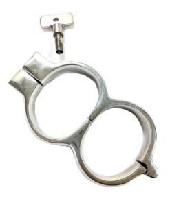 Rouge Stainless Steel Lockable Wrist Cuffs