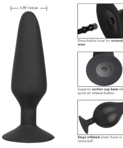 Alternative view of XL Silicone Inflatable Butt Plug