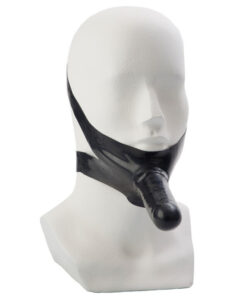 Alternative view of The Accommodator Face Strap On Dildo Black