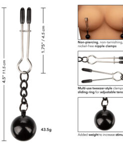 Alternative view of Nipple Grips Weighted Tweezer Nipple Clamps