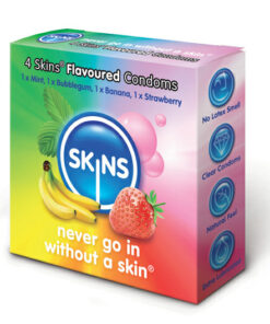 Skins Condoms Flavoured 4 Pack