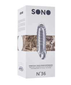 Alternative view of Sono No.36 Stretchy Thick Penis Extension Transparent