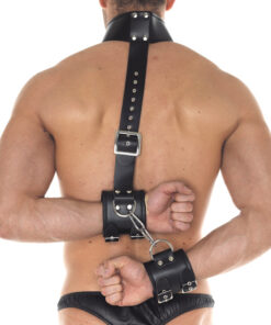 Alternative view of Leather Cuff And Neck Set