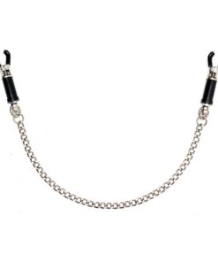 Silver Nipple Clamps With Chain