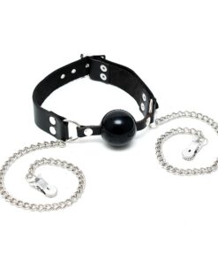 Mouth Gag And Nipple Chain